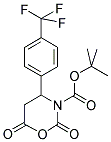 2,6-DIOXO-4-(4-TRIFLUOROMETHYL-PHENYL)-[1,3]OXAZINANE-3-CARBOXYLIC ACID TERT-BUTYL ESTER Struktur