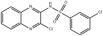 3-CHLORO-N-(3-CHLOROQUINOXALIN-2-YL)BENZENESULFONAMIDE|