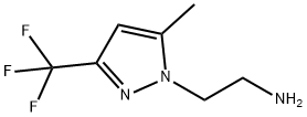 2-(5-METHYL-3-TRIFLUOROMETHYL-PYRAZOL-1-YL)-ETHYLAMINE Struktur