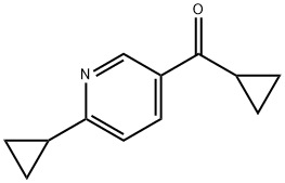 CYCLOPROPYL(6-CYCLOPROPYL-3-PYRIDINYL)METHANONE Struktur