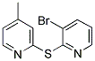 3-BROMO-2-[(4-METHYLPYRIDIN-2-YL)SULFANYL]PYRIDINE Struktur