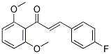 2',6'-DIMETHOXY-4-FLUOROCHALCONE Struktur