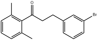 3-(3-BROMOPHENYL)-2',6'-DIMETHYLPROPIOPHENONE Struktur