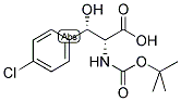 BOC-D-THREO-3-(4-CHLOROPHENYL)SERINE Struktur