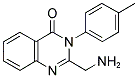 2-AMINOMETHYL-3-P-TOLYL-3 H-QUINAZOLIN-4-ONE Struktur