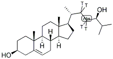 HYDROXYCHOLESTEROL 24(R), [22,23-3H] Struktur