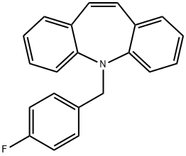 5-(4-FLUOROBENZYL)-5H-DIBENZO[B,F]AZEPINE Struktur