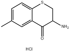 6-METHYL-4-OXO-3-THIOCHROMANAMINIUM CHLORIDE Struktur