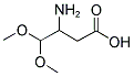 3-AMINO-4,4-DIMETHOXY-BUTYRIC ACID Struktur