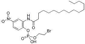 2'-(B-BROMOETHYLPHOSPHORYL)-5'-NITROHEXADECANANILIDE Struktur