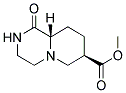 CIS-1-OXO-OCTAHYDRO-PYRIDO[1,2-A]PYRAZINE-7-CARBOXYLIC ACID METHYL ESTER Struktur