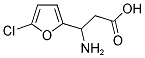 3-AMINO-3-(5-CHLORO-FURAN-2-YL)-PROPIONIC ACID Struktur