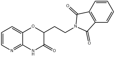 2-[2-(3-OXO-3,4-DIHYDRO-2H-PYRIDO[3,2-B][1,4]OXAZIN-2-YL)ETHYL]-1H-ISOINDOLE-1,3(2H)-DIONE Struktur