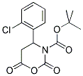 4-(2-CHLORO-PHENYL)-2,6-DIOXO-[1,3]OXAZINANE-3-CARBOXYLIC ACID TERT-BUTYL ESTER Struktur