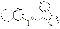 FMOC-(+/-)-CIS-2-AMINOMETHYLCYCLOHEPTANOL Struktur