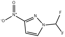 1-DIFLUOROMETHYL-3-NITRO-1H-PYRAZOLE Struktur