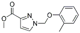 1-O-TOLYLOXYMETHYL-1 H-PYRAZOLE-3-CARBOXYLIC ACID METHYL ESTER Struktur