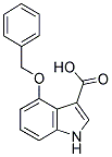 4-BENZYLOXY-1H-INDOLE-3-CARBOXYLIC ACID Struktur