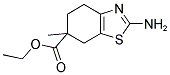 ETHYL 2-AMINO-6-METHYL-4,5,6,7-TETRAHYDROBENZOTHIAZOLE-6-CARBOXYLATE Struktur