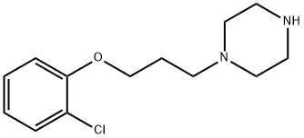 1-[3-(2-CHLORO-PHENOXY)-PROPYL]-PIPERAZINE Struktur