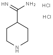 PIPERIDINE-4-CARBOXAMIDINE 2HCL Struktur