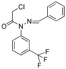 2-CHLORO-N'-[(1E)-PHENYLMETHYLENE]-N-[3-(TRIFLUOROMETHYL)PHENYL]ACETOHYDRAZIDE Struktur