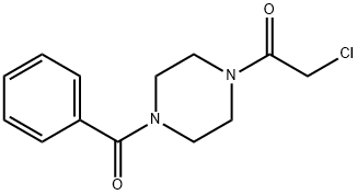 1-(4-BENZOYL-PIPERAZIN-1-YL)-2-CHLORO-ETHANONE Struktur