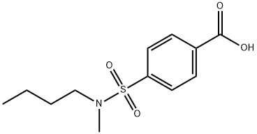 4-([BUTYL(METHYL)AMINO]SULFONYL)BENZOIC ACID Struktur