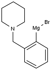 2-[(1-PIPERIDINO)METHYL]PHENYLMAGNESIUM BROMIDE Struktur