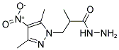 3-(3,5-DIMETHYL-4-NITRO-PYRAZOL-1-YL)-2-METHYL-PROPIONIC ACID HYDRAZIDE Struktur