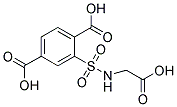 2-[[(CARBOXYMETHYL)AMINO]SULFONYL]TEREPHTHALIC ACID Struktur