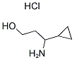 3-氨基-3-環(huán)丙基丙烷-1-醇鹽酸 結(jié)構(gòu)式