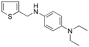 N,N-DIETHYL-N'-(THIEN-2-YLMETHYL)BENZENE-1,4-DIAMINE Struktur