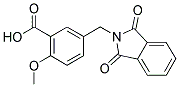 5-(1,3-DIOXO-1,3-DIHYDRO-ISOINDOL-2-YLMETHYL)-2-METHOXY-BENZOIC ACID Struktur