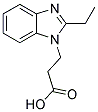 3-(2-ETHYL-BENZOIMIDAZOL-1-YL)-PROPIONIC ACID Struktur