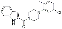 4-(5-CHLORO-2-METHYLPHENYL)PIPERAZINYL INDOL-2-YL KETONE Struktur