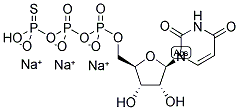 URIDINE-5'-(GAMMA-THIO)-TRIPHOSPHATE, SODIUM SALT Struktur