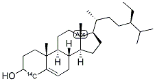 BETA-SITOSTEROL, [4-14C] Struktur