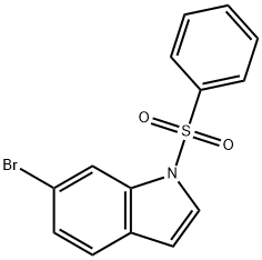 1-PHENYLSULFONYL-6-BROMOINDOLE Struktur