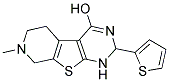 7-METHYL-2-THIEN-2-YL-1,2,5,6,7,8-HEXAHYDROPYRIDO[4',3':4,5]THIENO[2,3-D]PYRIMIDIN-4-OL Struktur