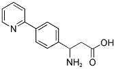 3-AMINO-3-(4-PYRIDIN-2-YL-PHENYL)-PROPIONIC ACID Struktur