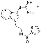 1-(2-[(THIEN-2-YLCARBONYL)AMINO]ETHYL)-1H-INDOL-3-YL IMIDOTHIOCARBAMATE HYDROIODIDE Struktur