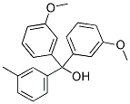 3,3'-DIMETHOXY-3''-METHYLTRITYL ALCOHOL Struktur