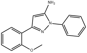 3-(2-METHOXYPHENYL)-1-PHENYL-1H-PYRAZOL-5-AMINE Struktur