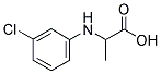 2-(3-CHLORO-PHENYLAMINO)-PROPIONIC ACID Struktur