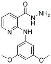 2-(3,5-DIMETHOXYPHENYLAMINO)-NICOTINIC HYDRAZIDE Struktur