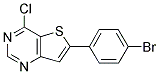 6-(4-BROMOPHENYL)-4-CHLOROTHIENO[3,2-D]PYRIMIDINE Struktur