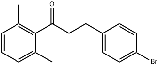 3-(4-BROMOPHENYL)-2',6'-DIMETHYLPROPIOPHENONE Struktur