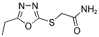 2-[(5-ETHYL-1,3,4-OXADIAZOL-2-YL)SULFANYL]ACETAMIDE Struktur