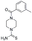 4-(3-METHYLBENZOYL)PIPERAZINE-1-CARBOTHIOAMIDE Struktur